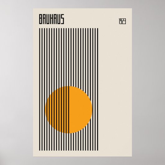 Bauhaus 1923 | Retrodesign Poster (Voorkant)