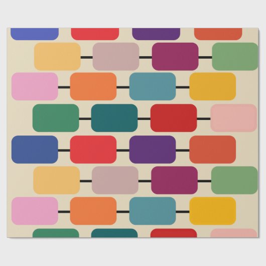 Bauhaus Abacus Cadeaupapier (Vlak)