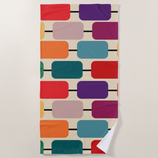 Bauhaus Abacus Strandlaken (Voorkant)