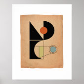 Bauhaus Abstract #4 Poster (Voorkant)