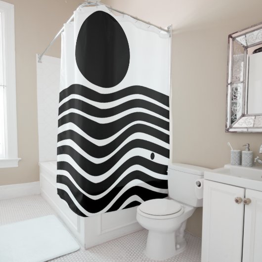 Bauhaus Abstract Douchegordijn (In situ)