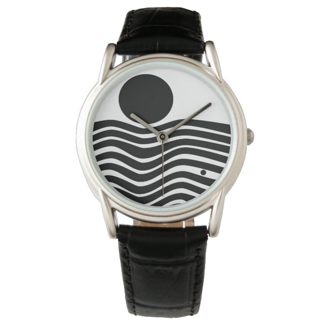 Bauhaus Abstract Horloge (Voorkant)