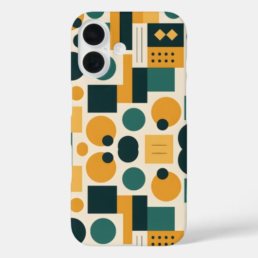 Bauhaus abstract patroon Case-Mate iPhone case (Achterkant)