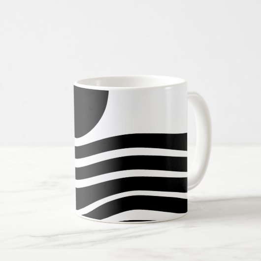 Bauhaus Abstracte Coffee Mok (Voorkant rechts)