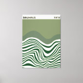 Bauhaus Abstracte Golfplaat Muur Kunst, huisdecora Canvas Afdruk (Voorkant)
