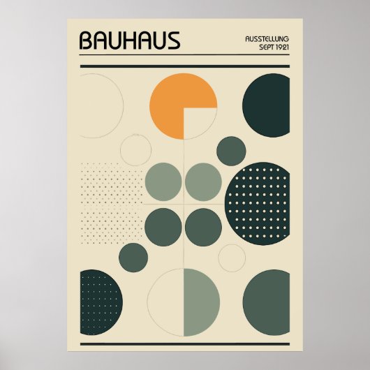 Bauhaus Affiche Poster (Voorkant)