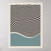 Bauhaus Architecture | Licht blauw Poster (Voorkant)