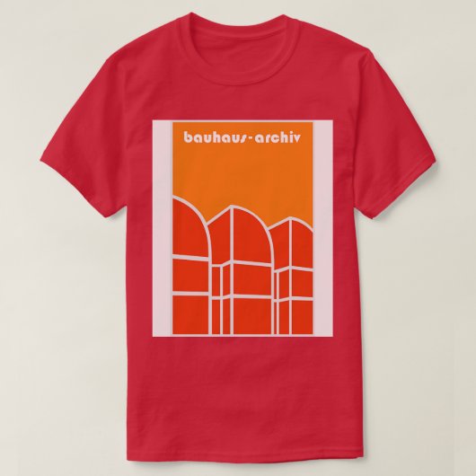 Bauhaus Archiv 1 T-shirt (Design voorkant)