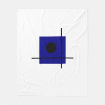 Bauhaus Art Blue Geometrische samenstelling