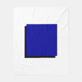 Bauhaus Art Blue Square Fleece Deken (Voorkant)