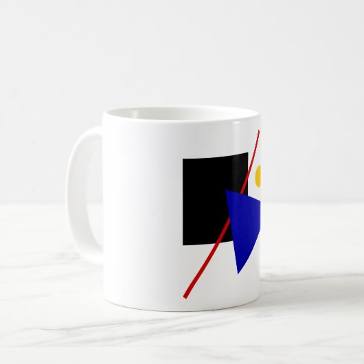 Bauhaus Art Composition Koffiemok (Voorkant links)
