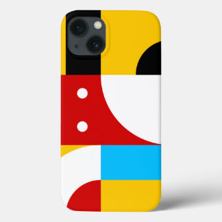 Bauhaus Art Geïnspireerd Patten Telefoon Case