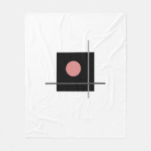 Bauhaus Art Grey geometrische samenstelling Fleece Deken (Voorkant)