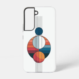 Bauhaus Art in five lines and spheres Samsung Galaxy Hoesje