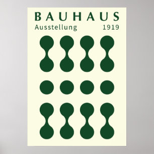 Bauhaus Ausstellung 1919 vorm afdrukken, huisdecor Poster