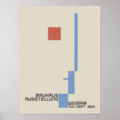 Bauhaus Ausstellung Weimar 1923 Tentoonstelling Af Poster (Voorkant)