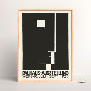 Bauhaus Austellung 1923 Artistieke moderne tentoon Poster