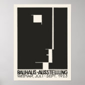 Bauhaus Austellung 1923 Artistieke moderne tentoon Poster (Voorkant)