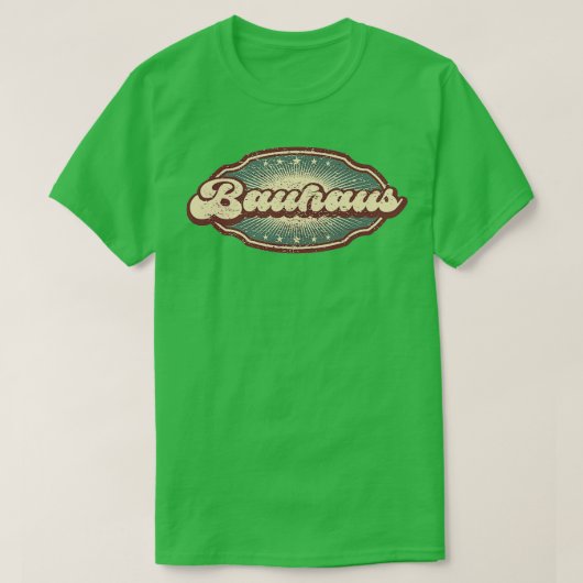 Bauhaus  Badge T-shirt (Design voorkant)