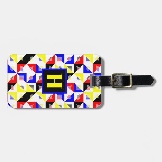 Bauhaus Bagagelabel (Voorkant horizontaal)