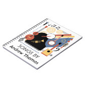 Bauhaus Band Gepersonaliseerd Liedboek Notitieboek (Linkerzijde)