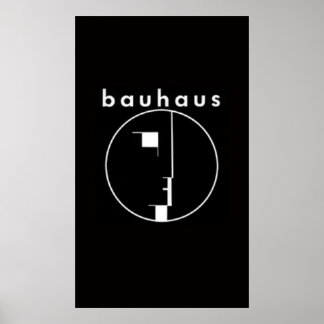 Bauhaus Band Logo Poster