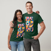 Bauhaus Basisvormen T-shirt (Unisex)
