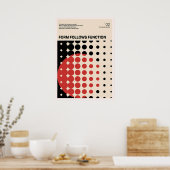 bauhaus, bauhaus design, modern design, geometric  poster (Keuken)