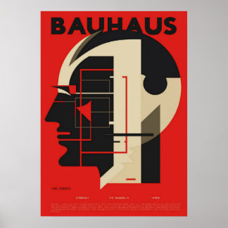 Bauhaus, Bauhaus ontwerp, modern ontwerp, geometri Poster
