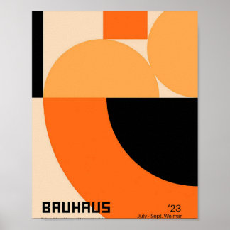 Bauhaus, Bauhaus ontwerp, modern ontwerp, geometri Poster