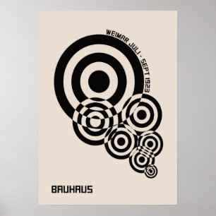 Bauhaus, Bauhaus ontwerp, modern ontwerp, geometri Poster