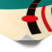 Bauhaus, Bauhaus ontwerp, modern ontwerp, geometri Poster (Hoek)