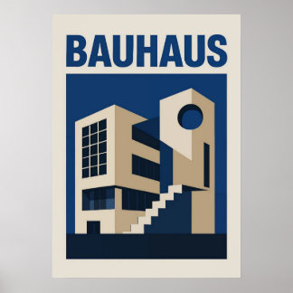 Bauhaus, Bauhaus ontwerp, modern ontwerp, geometri Poster