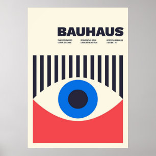 Bauhaus, Bauhaus ontwerp, modern ontwerp, geometri Poster