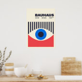 Bauhaus, Bauhaus ontwerp, modern ontwerp, geometri Poster (Keuken)