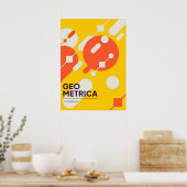 Bauhaus, Bauhaus ontwerp, modern ontwerp, geometri Poster (Keuken)