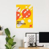 Bauhaus, Bauhaus ontwerp, modern ontwerp, geometri Poster (Thuiskantoor)