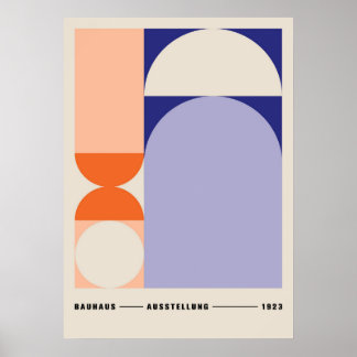 Bauhaus, Bauhaus ontwerp, modern ontwerp, geometri Poster