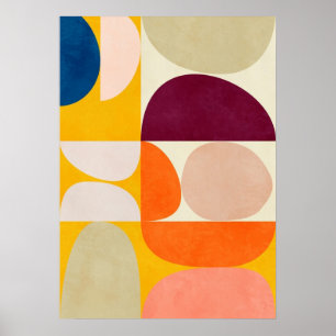 Bauhaus, Bauhaus ontwerp, modern ontwerp, geometri Poster