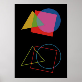 Bauhaus, Bauhaus ontwerp, modern ontwerp, geometri Poster
