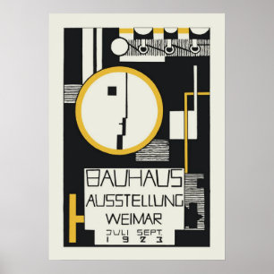 Bauhaus, Bauhaus ontwerp, modern ontwerp, geometri Poster
