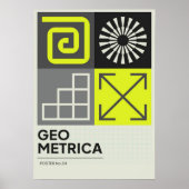 Bauhaus, Bauhaus ontwerp, modern ontwerp, geometri Poster (Voorkant)