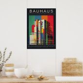 Bauhaus, Bauhaus ontwerp, modern ontwerp, geometri Poster (Keuken)
