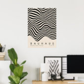 Bauhaus, Bauhaus ontwerp, modern ontwerp, geometri Poster (Thuiskantoor)