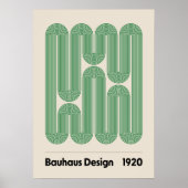 Bauhaus, Bauhaus ontwerp, modern ontwerp, geometri Poster (Voorkant)