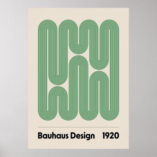Bauhaus, Bauhaus ontwerp, modern ontwerp, geometri Poster (Voorkant)
