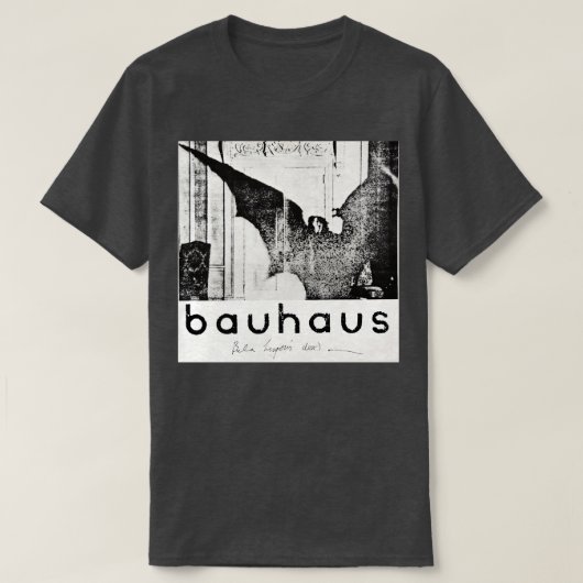 Bauhaus Bela Lugosis overleden 2 T-shirt (Design voorkant)