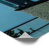 Bauhaus Blue Poster (Hoek)