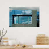 Bauhaus Blue Poster (Keuken)