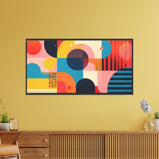 Bauhaus Bodega Canvas Afdruk (Insitu (Woonkamer))